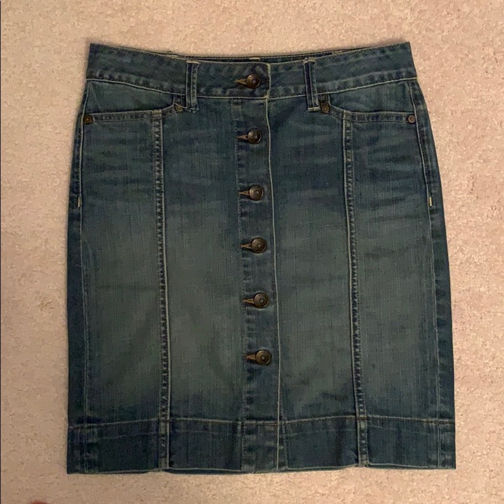 Gap Pencil Fit Denim Skirt SZ 1